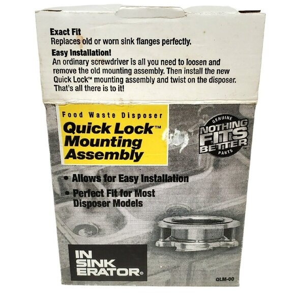 New Garbage Disposal Insinkerator Quick Lock Sink Mount Assembly Flange QLM-00 - Picture 2 of 11